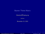 Theme "Boadilla", color theme "albatross"