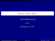 Theme "CambridgeUS", color theme "albatross"