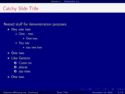 Theme "CambridgeUS", color theme "albatross"