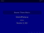 Theme "Darmstadt", color theme "albatross"