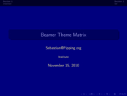 Theme "Frankfurt", color theme "albatross"