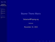Theme "Hannover", color theme "albatross"