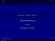 Theme "Ilmenau", color theme "albatross"