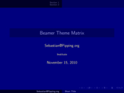 Theme "Luebeck", color theme "albatross"