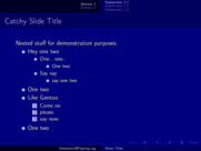 Theme "Luebeck", color theme "albatross"
