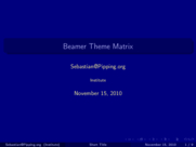 Theme "Madrid", color theme "albatross"