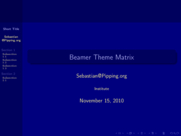 Theme "PaloAlto", color theme "albatross"