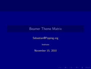 Theme "Rochester", color theme "albatross"