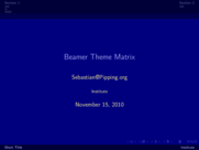 Theme "Szeged", color theme "albatross"