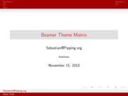 Theme "Berlin", color theme "beaver"