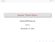 Theme "Frankfurt", color theme "beaver"