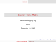 Theme "Malmoe", color theme "beaver"