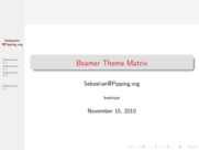Theme "PaloAlto", color theme "beaver"