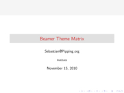 Theme "Rochester", color theme "beaver"
