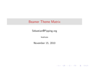 Theme "default", color theme "beaver"