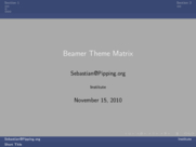 Theme "Berlin", color theme "beetle"