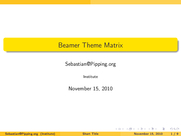 Theme "AnnArbor", color theme "crane"
