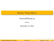 Theme "Boadilla", color theme "crane"
