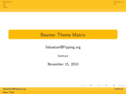 Theme "Ilmenau", color theme "crane"