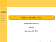 Theme "PaloAlto", color theme "crane"