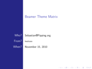 Theme "Bergen", color theme "default"