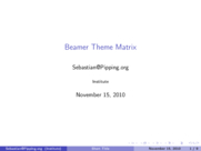 Theme "Boadilla", color theme "default"