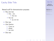Theme "Goettingen", color theme "default"