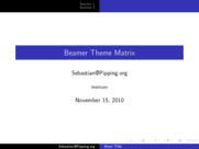 Theme "Luebeck", color theme "default"