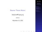 Theme "Marburg", color theme "default"