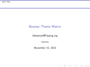Theme "Montpellier", color theme "default"