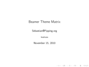 Theme "default", color theme "dove"