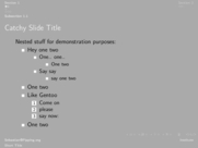 Theme "Berlin", color theme "fly"