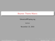 Theme "CambridgeUS", color theme "fly"