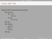 Theme "CambridgeUS", color theme "fly"