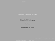Theme "Malmoe", color theme "fly"
