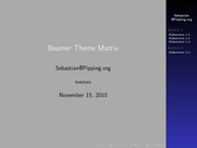 Theme "Marburg", color theme "fly"
