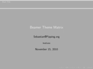 Theme "Montpellier", color theme "fly"