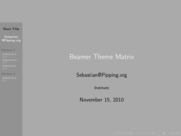 Theme "PaloAlto", color theme "fly"