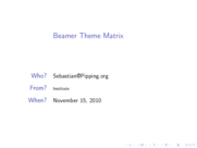 Theme "Bergen", color theme "lily"