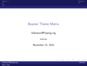 Theme "Berlin", color theme "lily"
