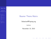 Theme "PaloAlto", color theme "lily"