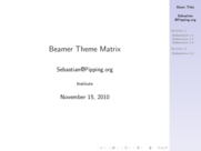 Theme "Goettingen", color theme "seagull"