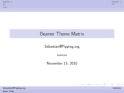 Theme "Berlin", color theme "seahorse"