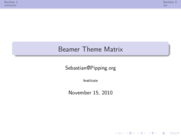 Theme "Frankfurt", color theme "seahorse"