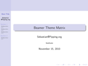 Theme "PaloAlto", color theme "seahorse"