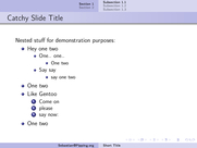 Theme "Warsaw", color theme "seahorse"