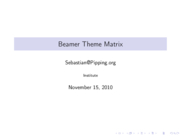 Theme "default", color theme "seahorse"