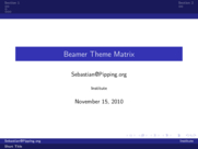 Theme "Berlin", color theme "whale"