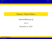 Theme "Berlin", color theme "wolverine"