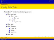 Theme "Berlin", color theme "wolverine"